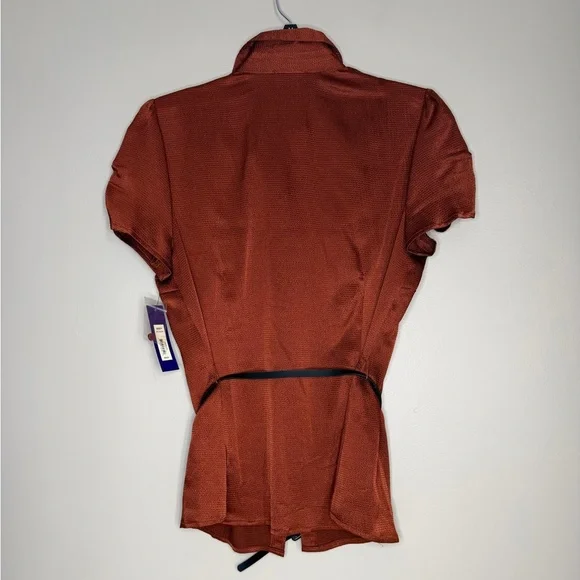 Apt. 9 Men's Casual Rust Button Down Shirt - Picture 2 of 4